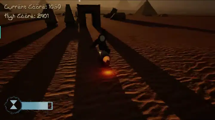 Looping montage of Deja Dune, the C++ boids simulation and the Slime Slayer prototype